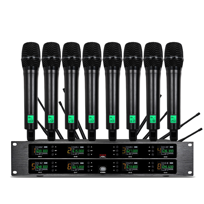 Shure Mic Sm58 - Профессиональный беспроводной микрофон UHF, 8 каналов,