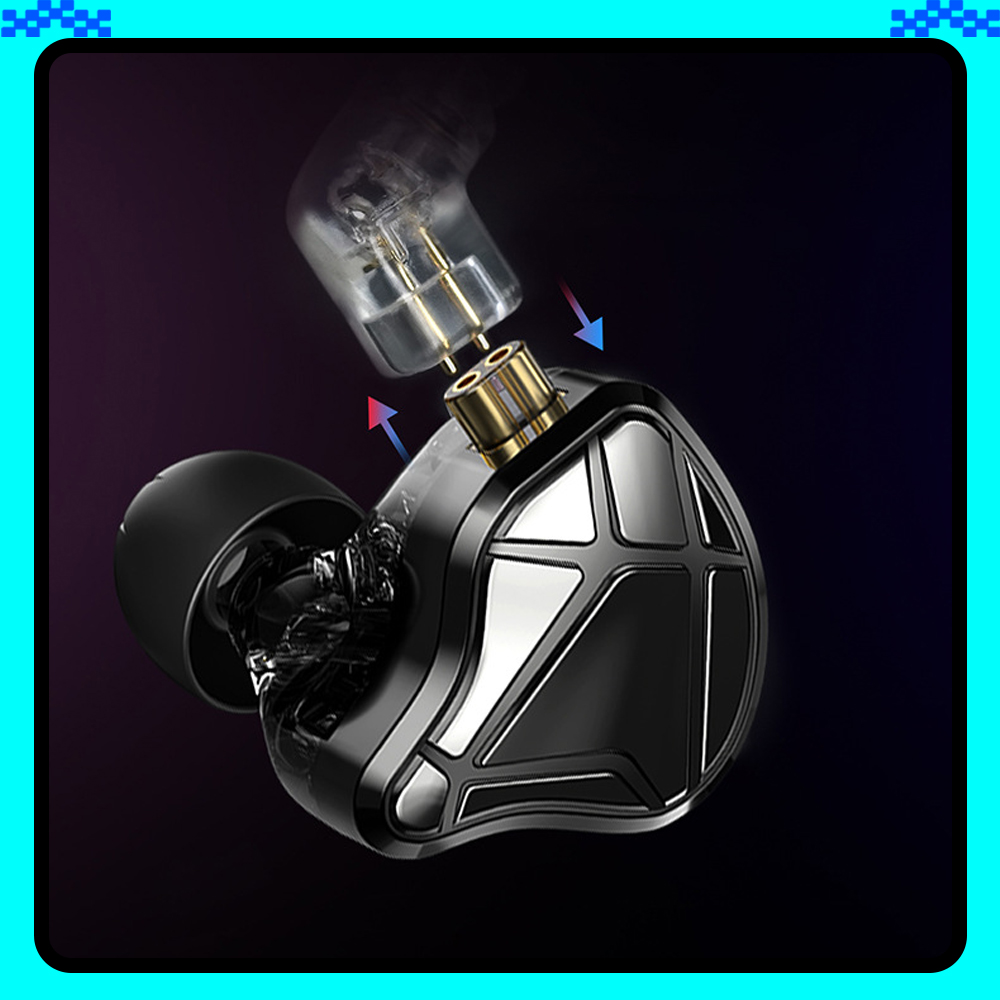 Wired Earphone Mic - Игровые наушники KZ AXAS с проводным