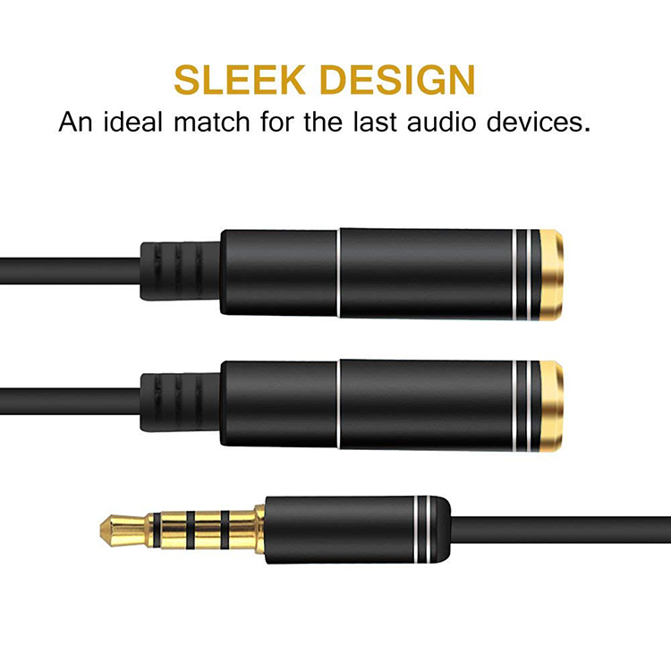Разветвитель Aux для телефона, – обзор и цена Earphone Splitter Jack